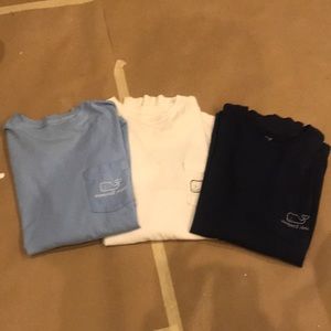 Vineyard Vine long sleeve t-shirt bundle.